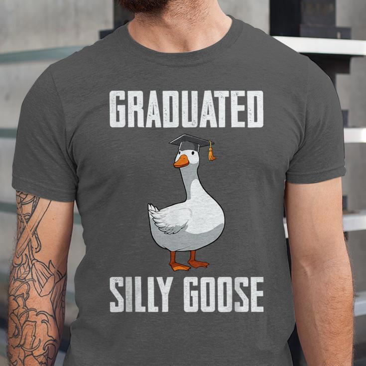 Graduated Silly Goose Student Graduation 2026 Grad Unisex Jersey T-Shirt