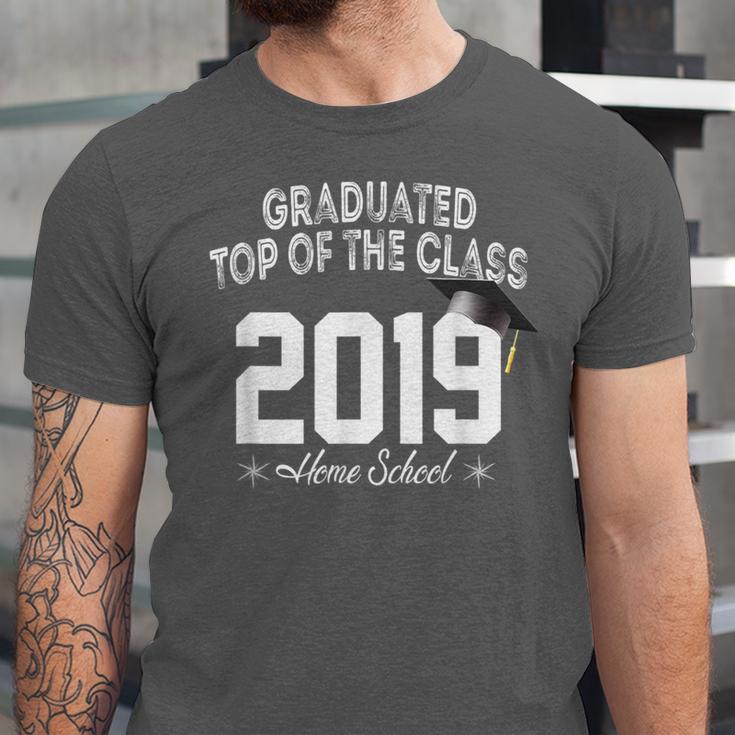 Graduated Top Of The Class 2019 Home School Graduation Shirt Unisex Jersey T-Shirt