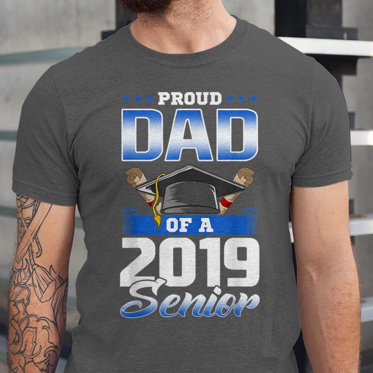 Graduation 2019 TShirt Proud Dad Of Senior Unisex Jersey T-Shirt