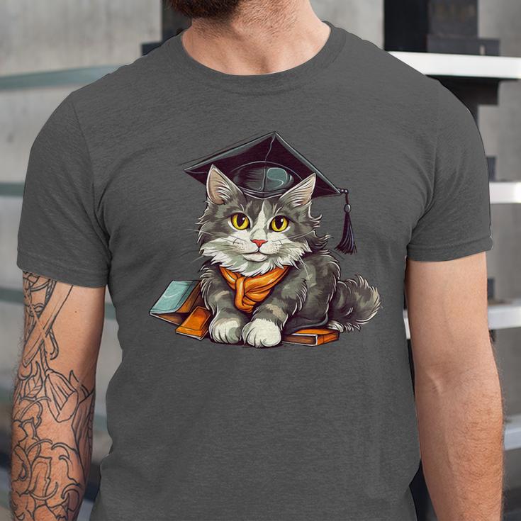 Graduation Cat Graduation Present For Graduate Grad Unisex Jersey T-Shirt Graduation Cat Graduation Present For Graduate Grad Unisex Jersey T-Shirt