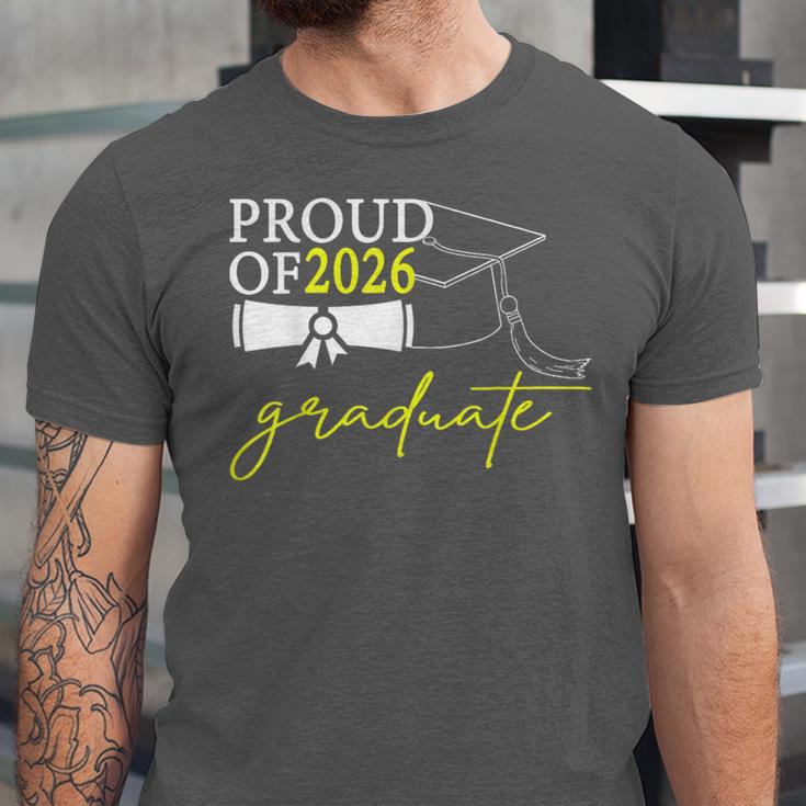 Graduation Decorations 2026 Proud Of 2026 Graduate Occaion Unisex Jersey T-Shirt