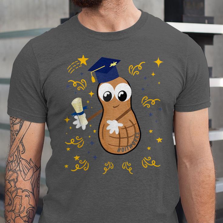 Graduation Flossing Peanut OIT Unisex Jersey T-Shirt
