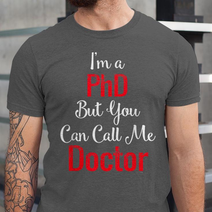 Graduation Gifts For Doctor Him Or Her Tee Shirt Unisex Jersey T-Shirt