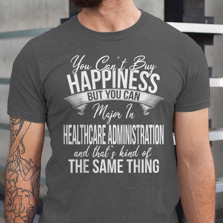 Graduation Healthcare Administration Major Unisex Jersey T-Shirt