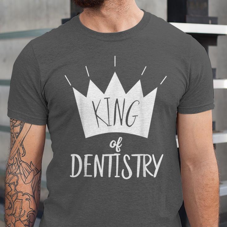 Graduation King Of Dentistry Dentist Or Hygienist Unisex Jersey T-Shirt