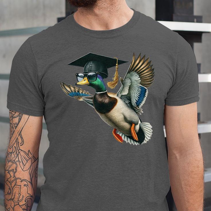 Graduation Mallard Duck Hunter Hunting Season Grad Hunting Unisex Jersey T-Shirt