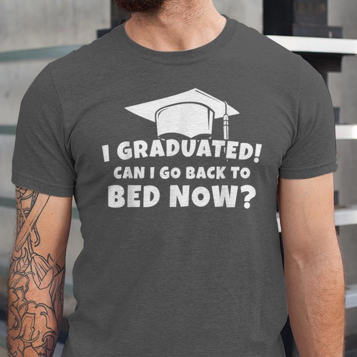 Graduation Motivation Joke University High School Student Unisex Jersey T-Shirt