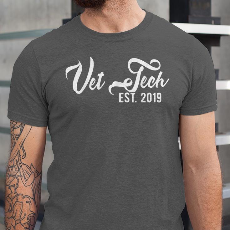 Graduation For New Vet Techs Established 2019 Unisex Jersey T-Shirt