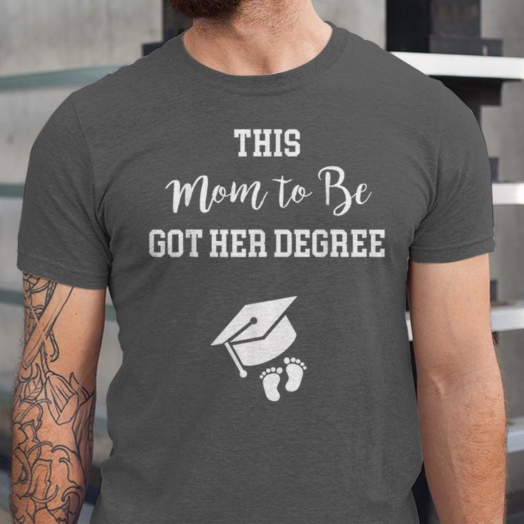 Graduation Pregnancy Announcement Shirt For Expectant Women Unisex Jersey T-Shirt