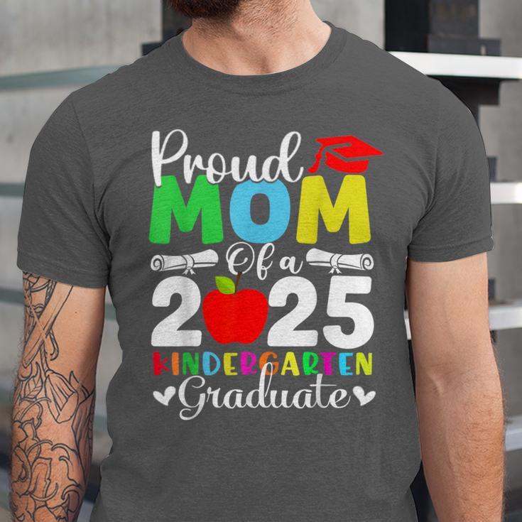 Graduation Proud Mom Of 2025 Kindergarten Graduate Unisex Jersey T-Shirt
