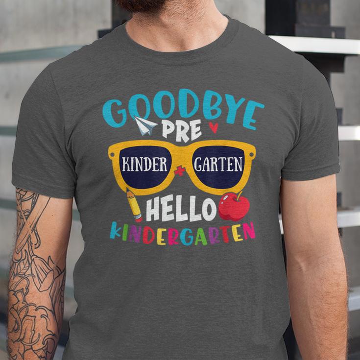 Graduation Shirt Goodbye PreK Hello Kindergarten School Unisex Jersey T-Shirt