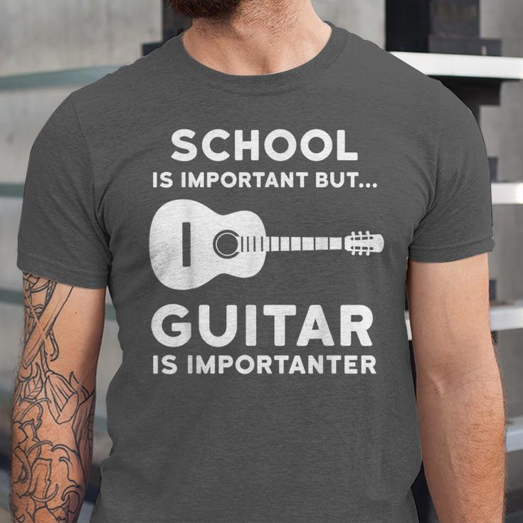 Graduation Shirt For Guitar Players & Band Member Unisex Jersey T-Shirt