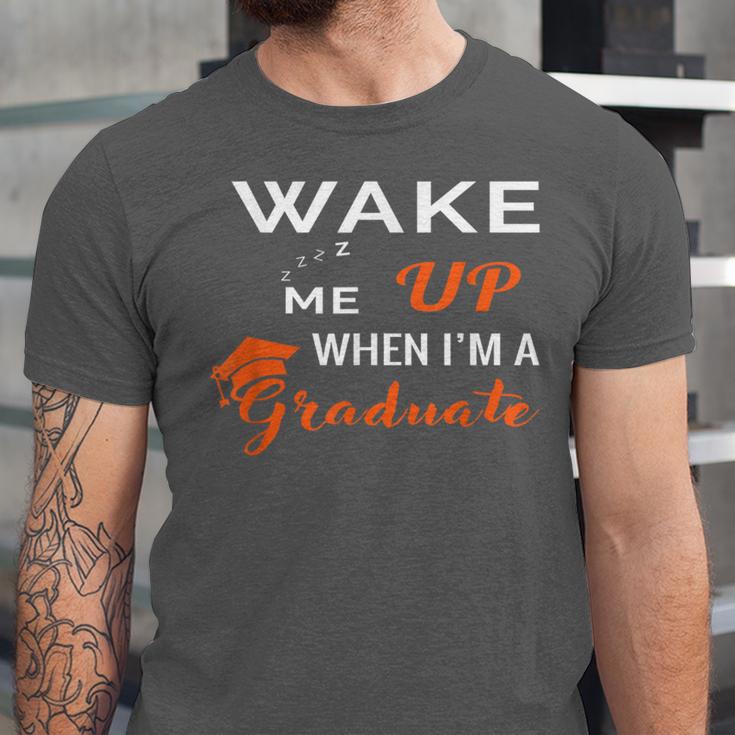Graduation Shirt High School And College For Sleepy Graduate Unisex Jersey T-Shirt