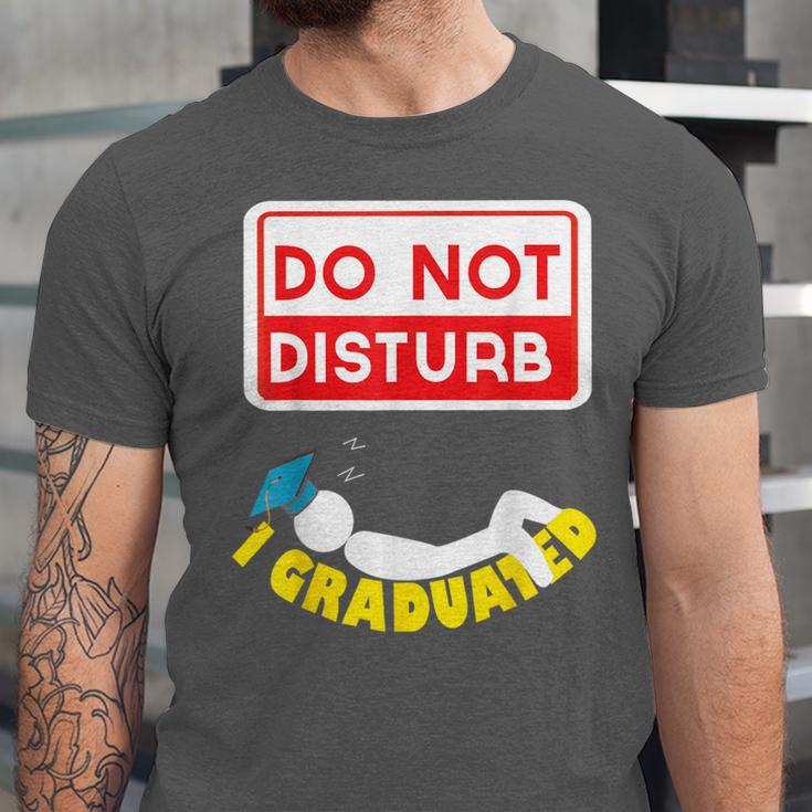 Graduation Shirt High School And College Sleepy Graduates Unisex Jersey T-Shirt