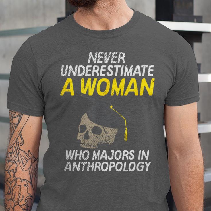 Graduation Student Who Majors In Anthropology Unisex Jersey T-Shirt