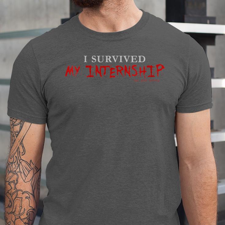 Graduation I Survived My Internship But Just Barely Unisex Jersey T-Shirt