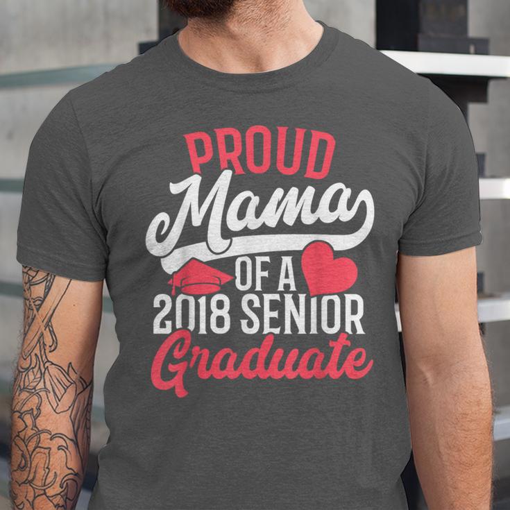 GraduationShirt For Mom Proud Mama Of 2018 Senior Tee Unisex Jersey T-Shirt