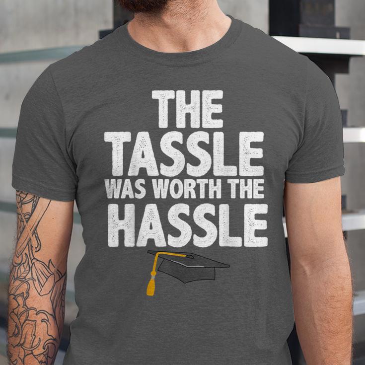 Graduation The Tassle Was Worth The Hassle T-Shirt Unisex Jersey T-Shirt