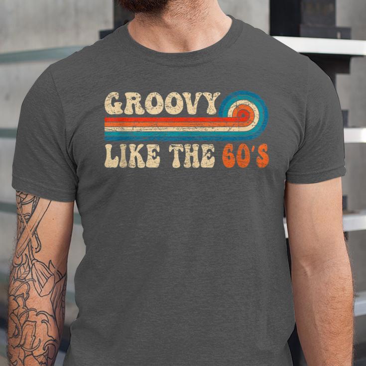 Groovy Like The 60s Aesthetic Nostalgia 1960's Retro Unisex Jersey T-Shirt Groovy Like The 60s Aesthetic Nostalgia 1960's Retro Unisex Jersey T-Shirt