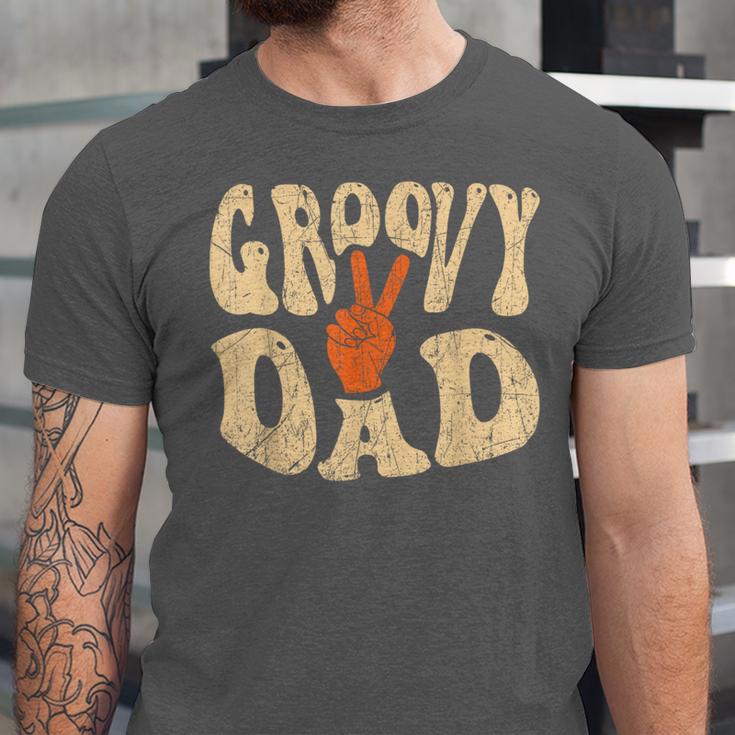 Groovy Dad 70s Aesthetic Nostalgia 1970's Retro Dad Unisex Jersey T-Shirt Groovy Dad 70s Aesthetic Nostalgia 1970's Retro Dad Unisex Jersey T-Shirt