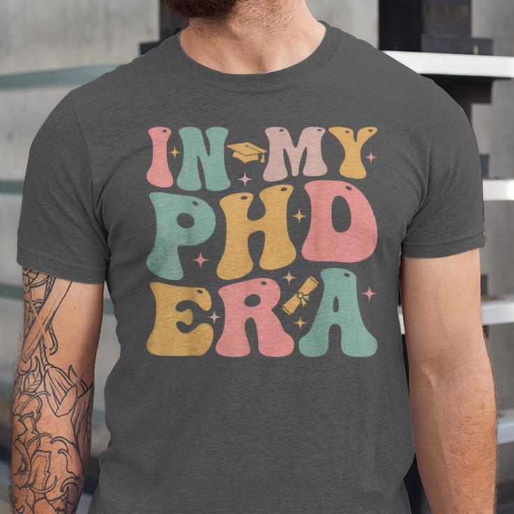 Groovy In My Phd Era Doctorate Graduation Unisex Jersey T-Shirt