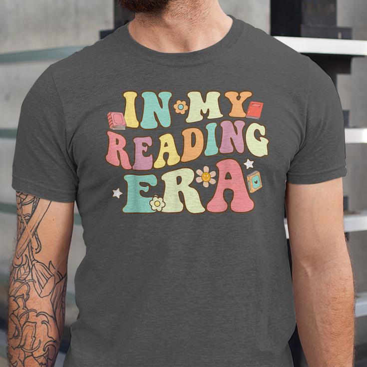 Groovy In My Reading Era Read Book Reader Reading Unisex Jersey T-Shirt