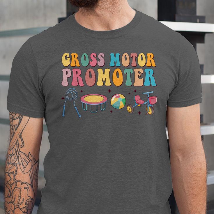 Gross Motor Promoter Physical Therapist Graduation Unisex Jersey T-Shirt