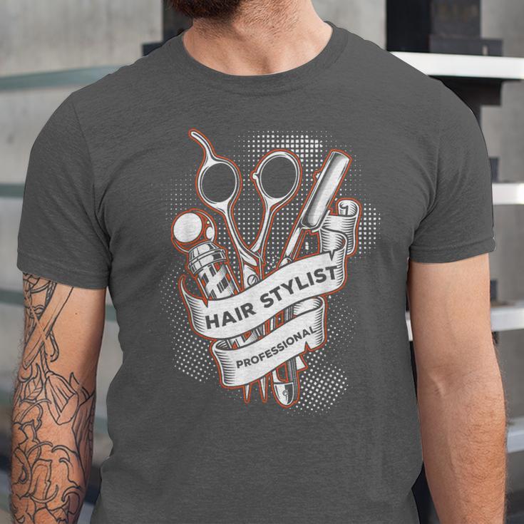 Hairdresser Gift Idea Graduation Tattoo Craft Hairstylist Unisex Jersey T-Shirt
