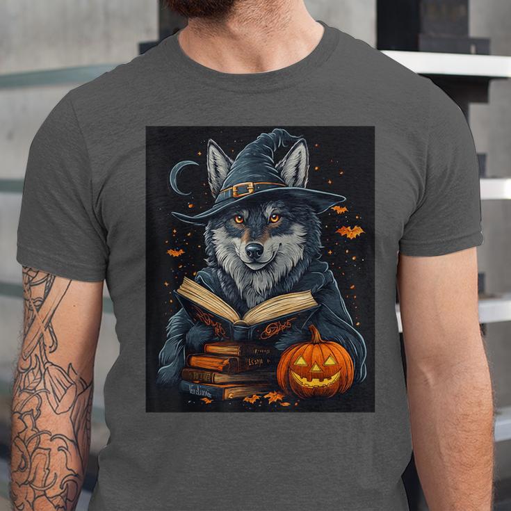 Halloween Girls Boys Cute Wolf Book Pumpkin Kids Halloween Unisex Jersey T-Shirt Halloween Girls Boys Cute Wolf Book Pumpkin Kids Halloween Unisex Jersey T-Shirt