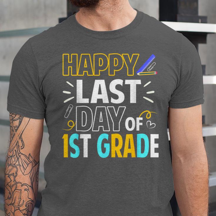 Happy Last Day Of 1st Grade Shirt Cutie Graduation Unisex Jersey T-Shirt