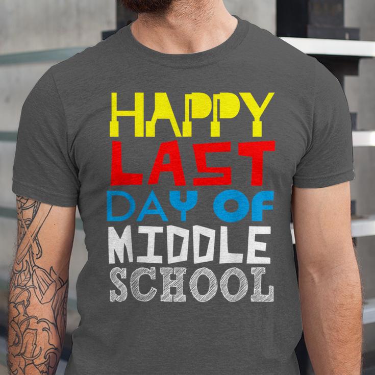 Happy Last Day Of Middle School Graduation Unisex Jersey T-Shirt