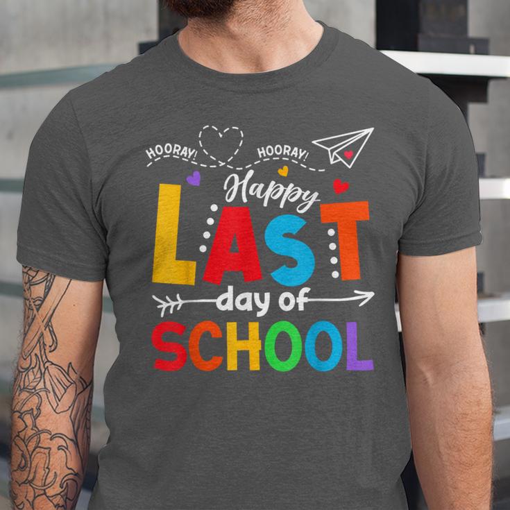 Happy Last Day Of School Teacher Women Student Graduation Unisex Jersey T-Shirt