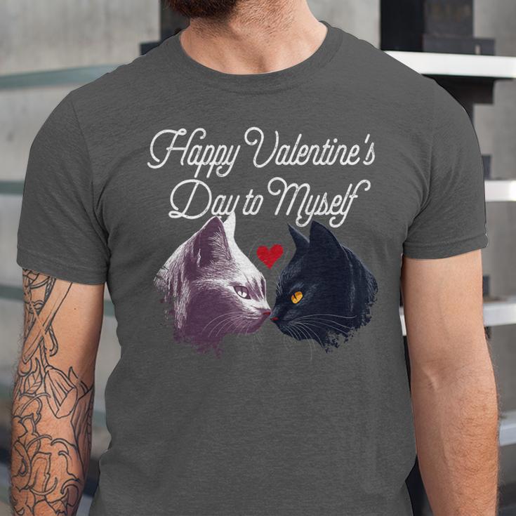 Happy Valentines Day Self Introvert Humor Antisocial Unisex Jersey T-Shirt Happy Valentines Day Self Introvert Humor Antisocial Unisex Jersey T-Shirt