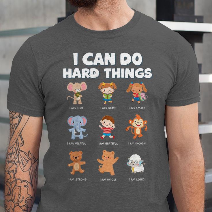 I Can Do Hard Things Children's Book Characters Unisex Jersey T-Shirt I Can Do Hard Things Children's Book Characters Unisex Jersey T-Shirt