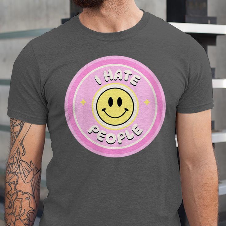 I Hate People Saying For Introverts Unisex Jersey T-Shirt