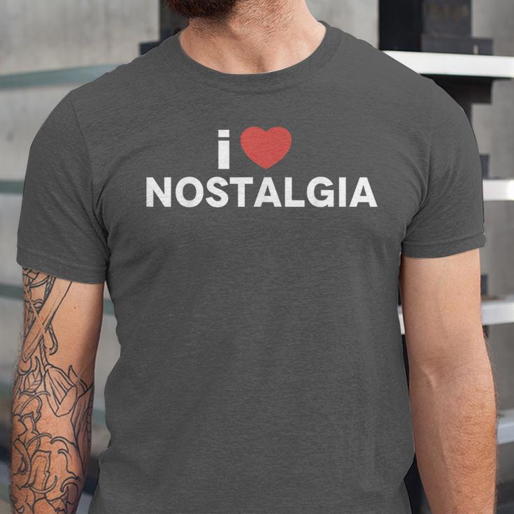 I Heart Love Nostalgia Unisex Jersey T-Shirt
