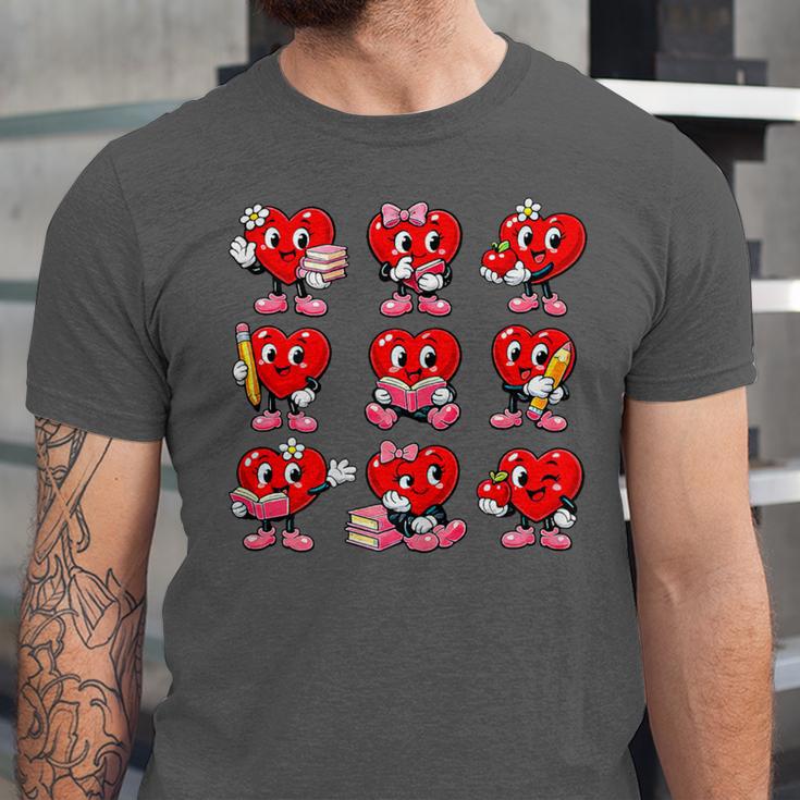 Heart Reading Books Valentine’s Day Girl And Boy Book Lovers Unisex Jersey T-Shirt Heart Reading Books Valentine’s Day Girl And Boy Book Lovers Unisex Jersey T-Shirt