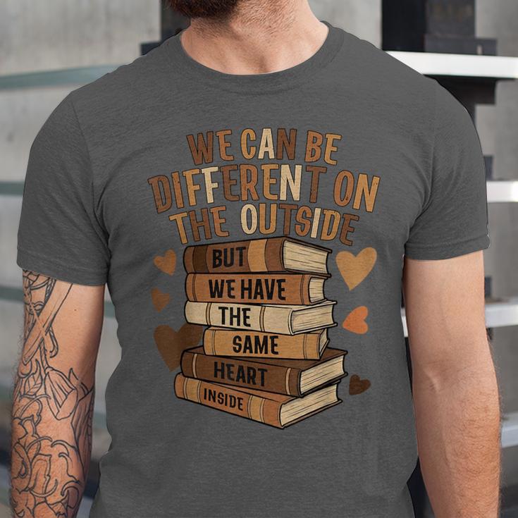 We Have The Same Heart History Month Book Lover Women Unisex Jersey T-Shirt