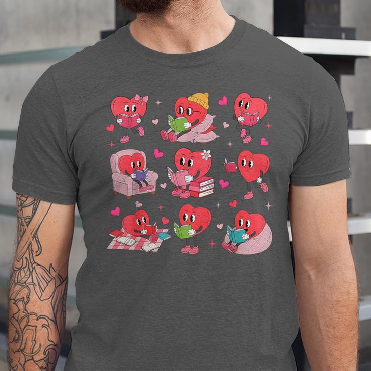 Hearts Reading Book Lovers All Booked For Valentine Unisex Jersey T-Shirt Hearts Reading Book Lovers All Booked For Valentine Unisex Jersey T-Shirt