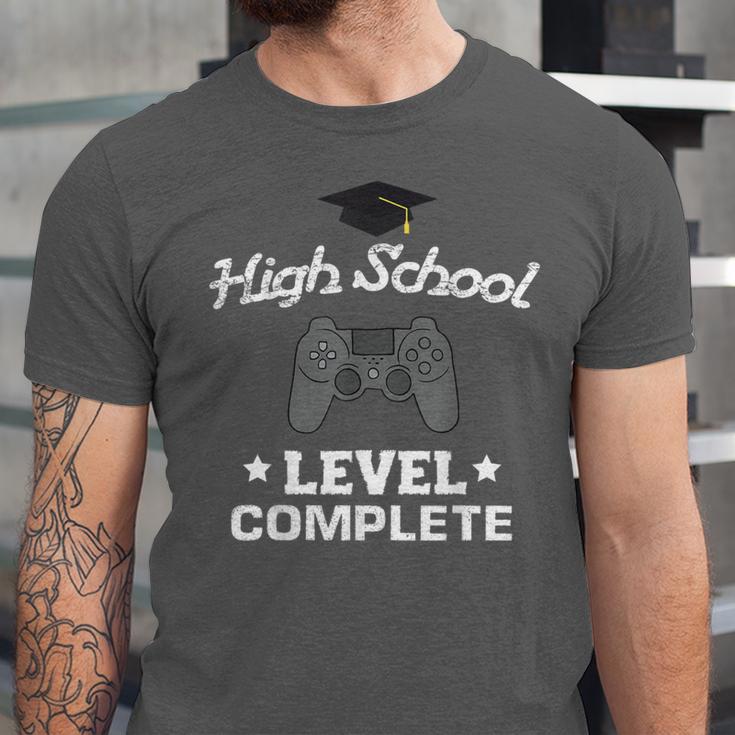 High School Graduation Shirt Video Gamer Nerd Geek Game Unisex Jersey T-Shirt