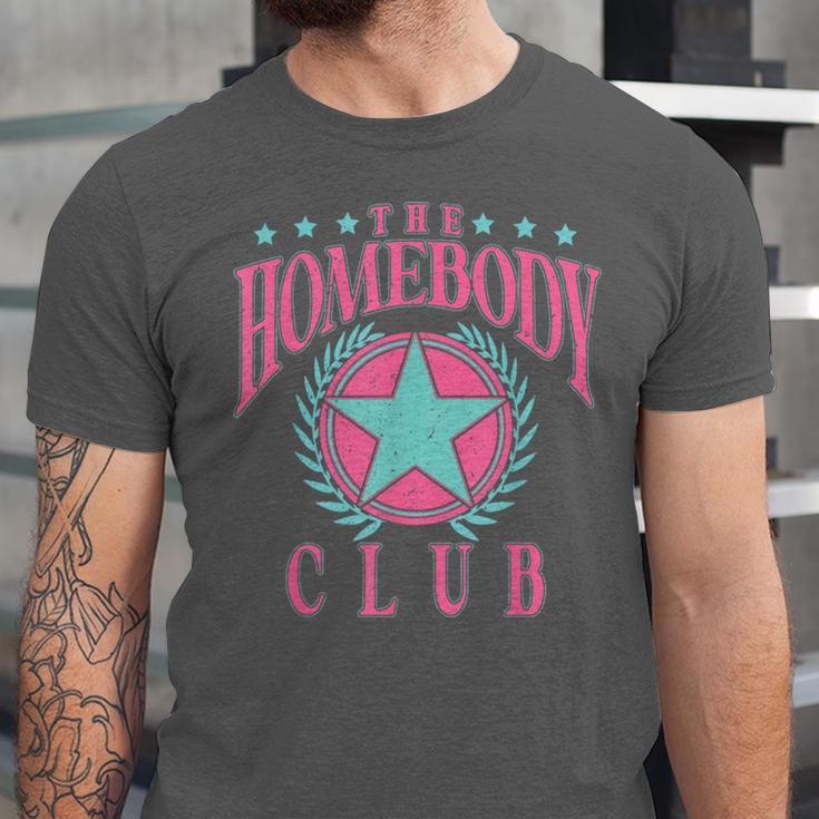 The Homebody Club Antisocial Retro Introvert Unisex Jersey T-Shirt The Homebody Club Antisocial Retro Introvert Unisex Jersey T-Shirt