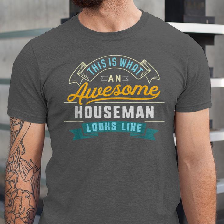 Houseman Shirt Awesome Job Occupation Graduation Unisex Jersey T-Shirt