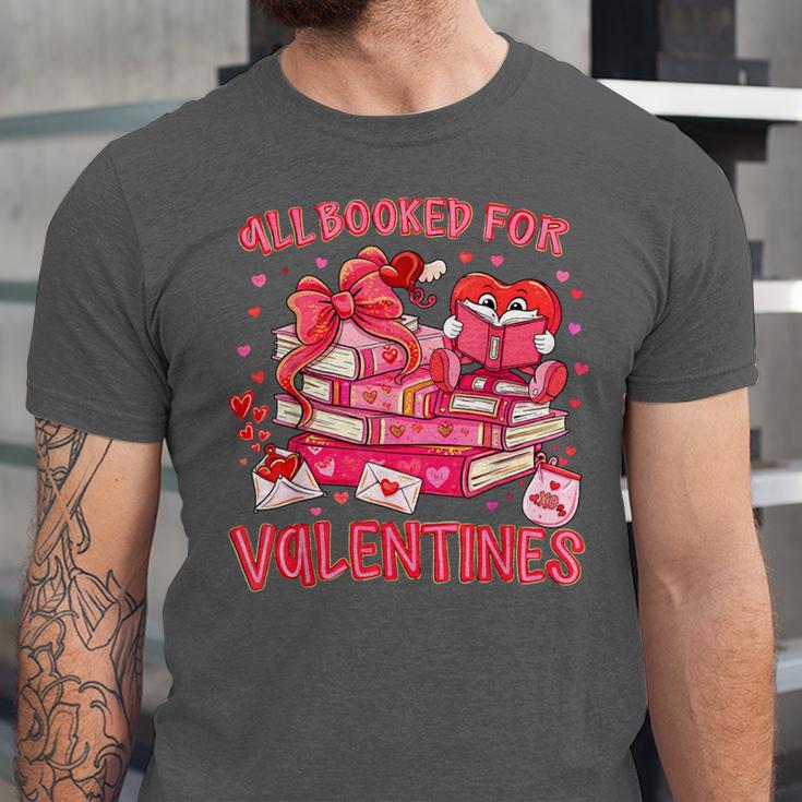 HUGvyn All Booked For Valentines Teacher Book Reading Heart Unisex Jersey T-Shirt HUGvyn All Booked For Valentines Teacher Book Reading Heart Unisex Jersey T-Shirt
