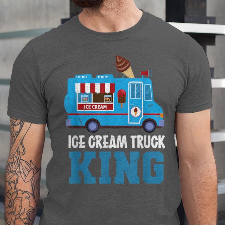 Ice Cream Truck King Nostalgia Summer Ice Cream Truck Driver Unisex Jersey T-Shirt Ice Cream Truck King Nostalgia Summer Ice Cream Truck Driver Unisex Jersey T-Shirt