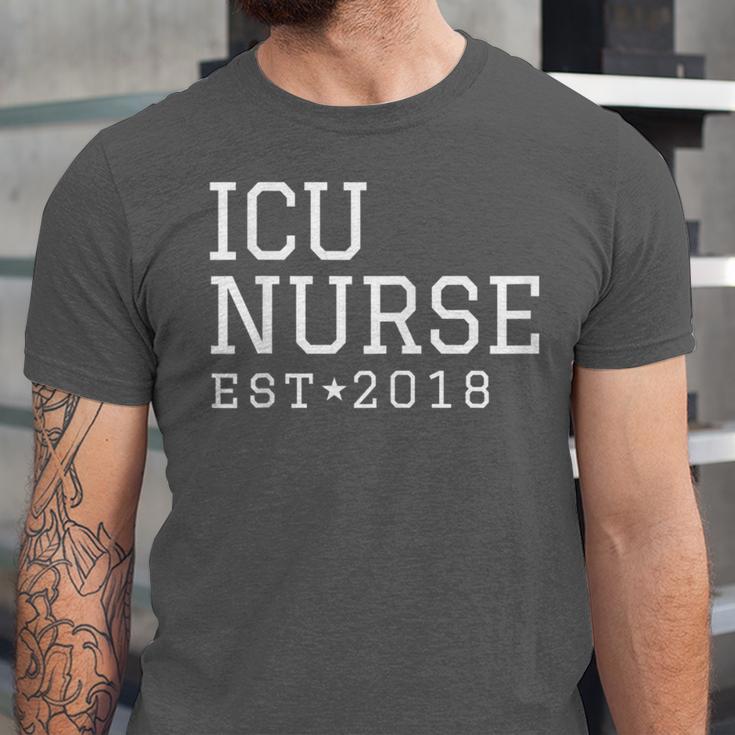 ICU Nurse 2018 Graduation Nurse RN Unisex Jersey T-Shirt