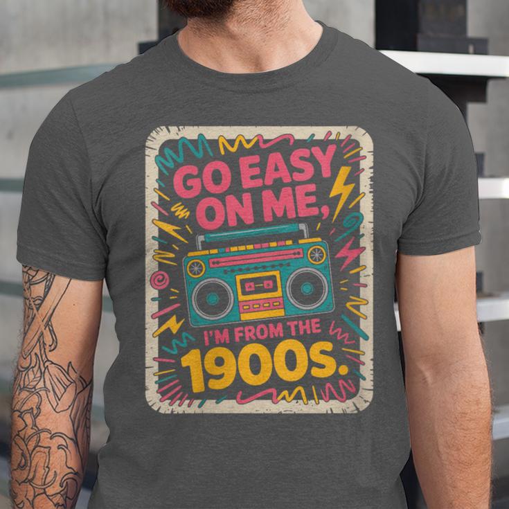 I'm From The 1900s 80s Millennial Boom Box Radio Unisex Jersey T-Shirt I'm From The 1900s 80s Millennial Boom Box Radio Unisex Jersey T-Shirt
