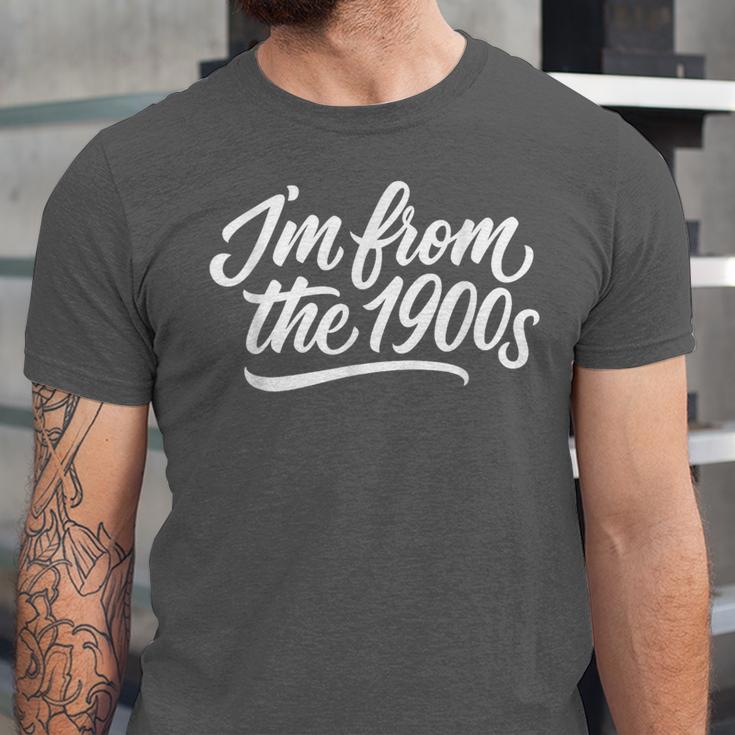 I'm From The 1900s Handwritten Calligraphy Unisex Jersey T-Shirt I'm From The 1900s Handwritten Calligraphy Unisex Jersey T-Shirt