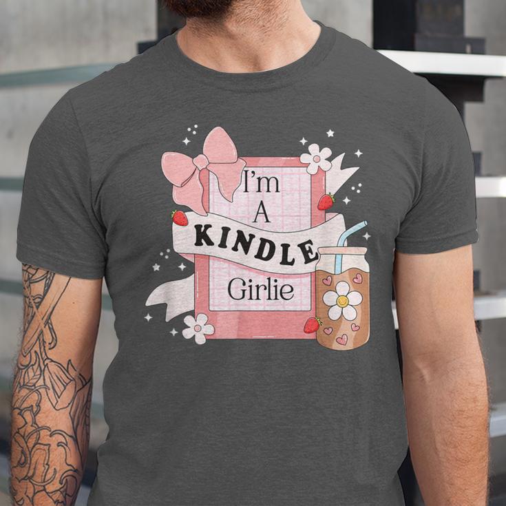I'm A Kindle Girlie Book Lover Bookish Unisex Jersey T-Shirt