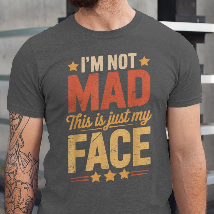 I'm Not Mad This Is Just My Face Introvert Unisex Jersey T-Shirt