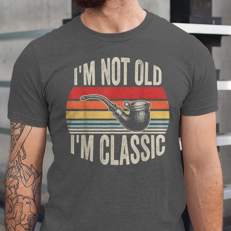 I'm Not Old I'm Classic Pipe Nostalgia Unisex Jersey T-Shirt